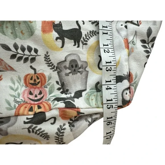 New Hallow Home Halloween Tote Bag Trick or Treat XL Pumpkin Ghost Shopping Bag - Picture 5 of 7